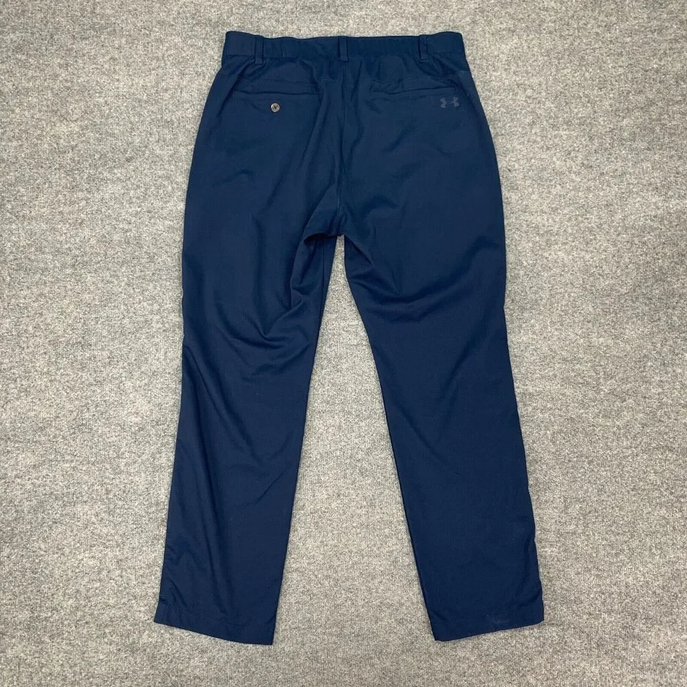 Under Armour Pants Mens 36 Academy Blue Showdown Golf Flex Waistband Straight‎